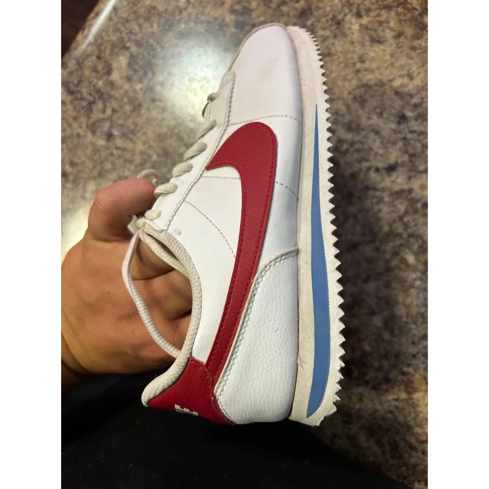 Nike Cortez Basic SL White Red Blue Youth Sneakers 904764-103 Size 6Y